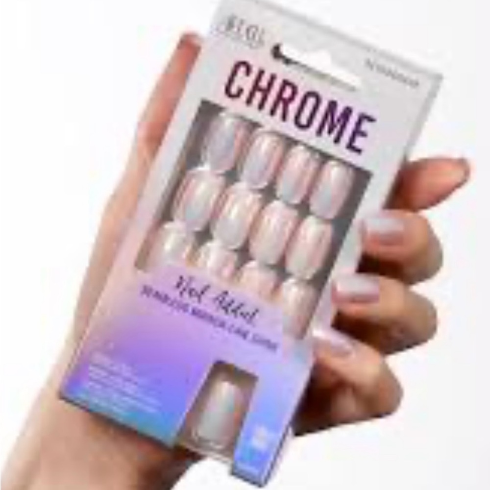 🤍💎Ardell Chrome Nail Addict Set with Iridescent Finish